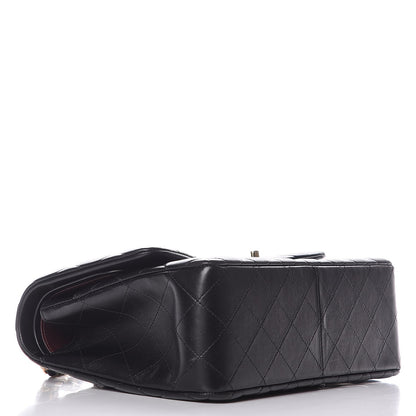 Chanel Lambskin Quilted Jumbo Double Flap Black 5 of 9
