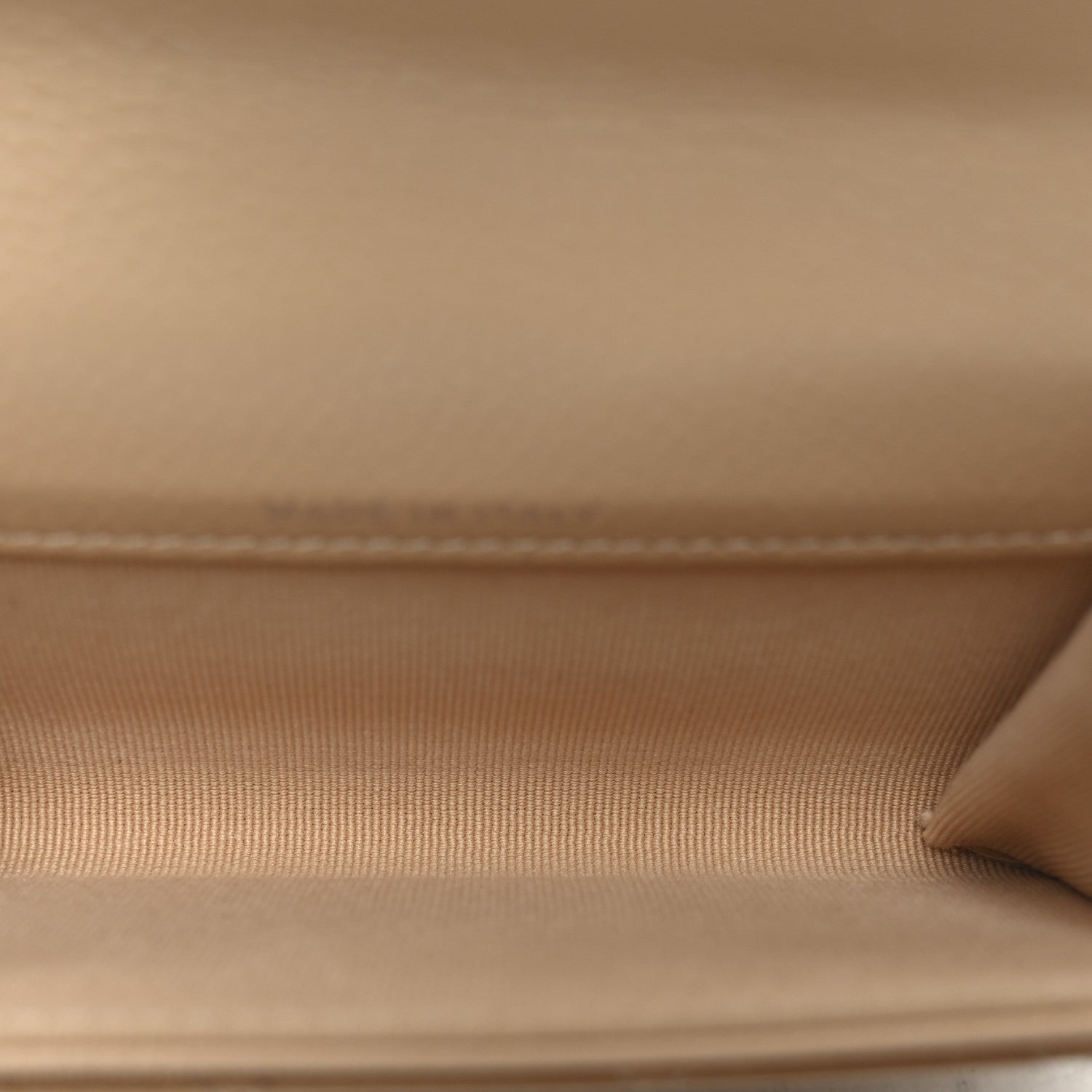 Chanel Caviar Quilted Flap Card Holder Wallet Beige 5 of 9
