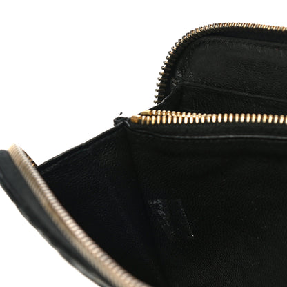 Prada Nappa Gaufre Zip Around Wallet Black 14 of 23