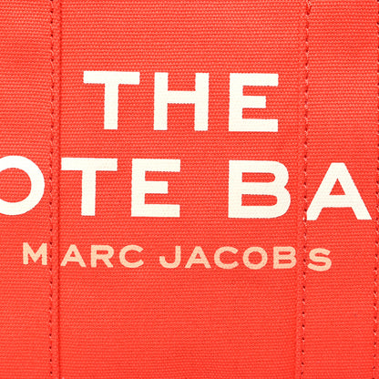 Marc Jacobs Cotton Canvas Mini The Traveler Tote Bag Red 7 of 13