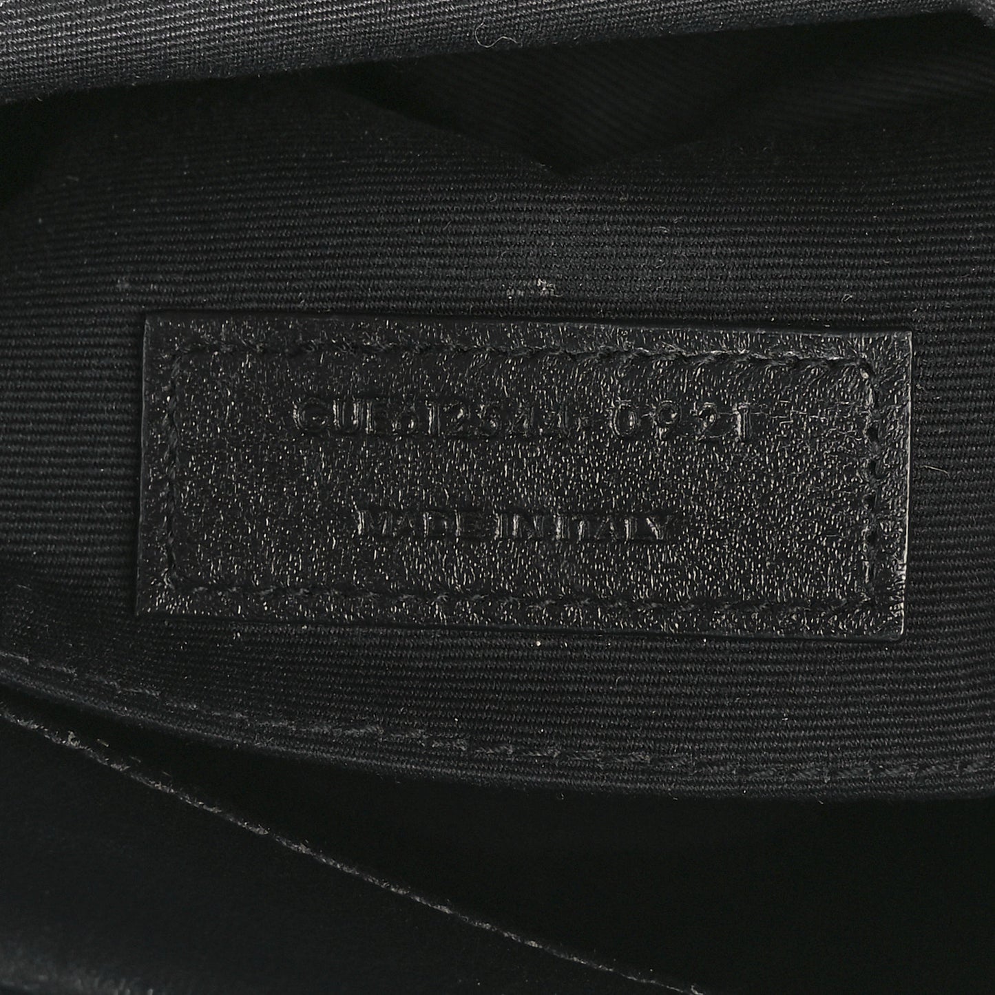 Calfskin Matelasse Monogram Lou Camera Bag Black