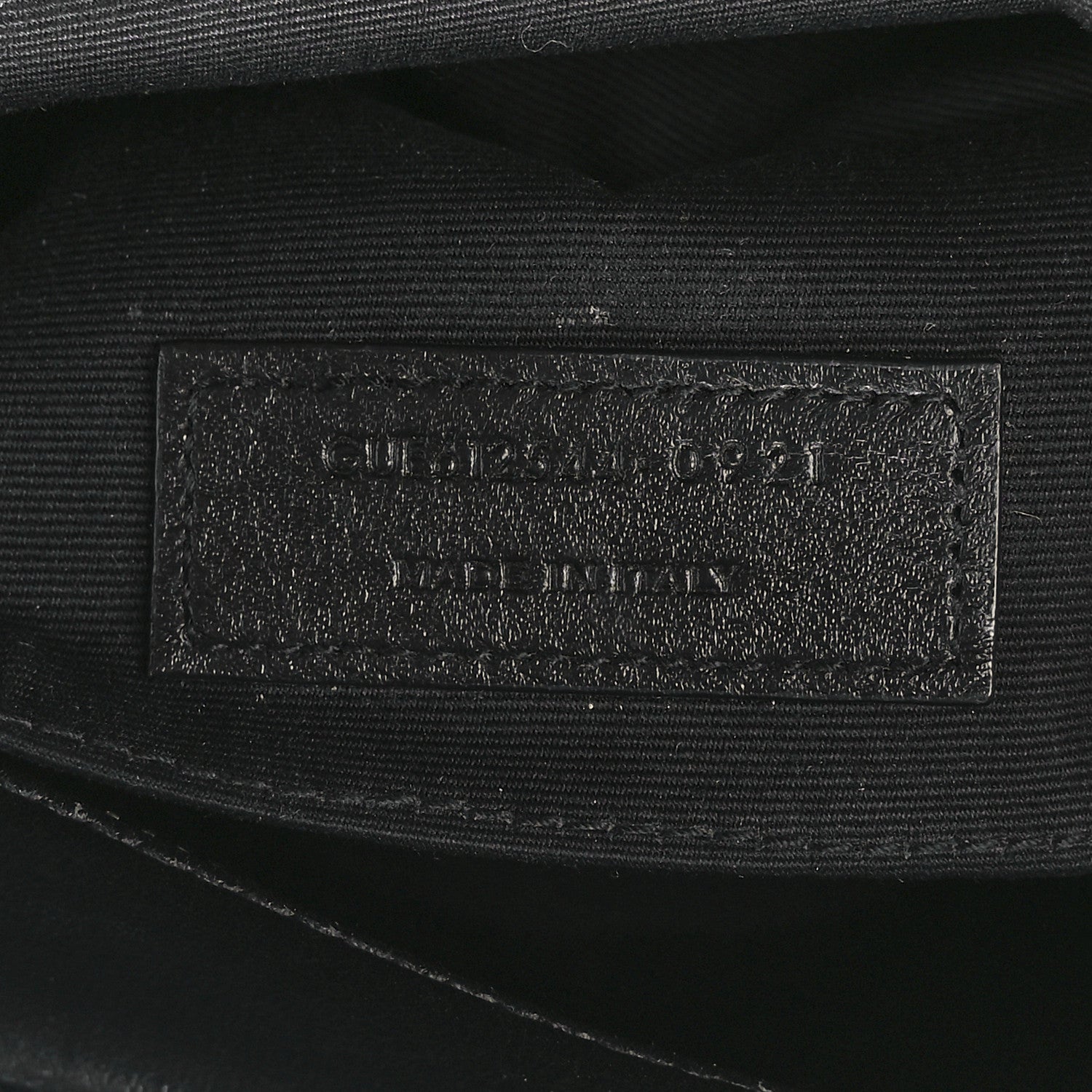Saint Laurent Calfskin Matelasse Monogram Lou Camera Bag Black 6 of 10