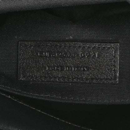 Saint Laurent Calfskin Matelasse Monogram Lou Camera Bag Black 6 of 10