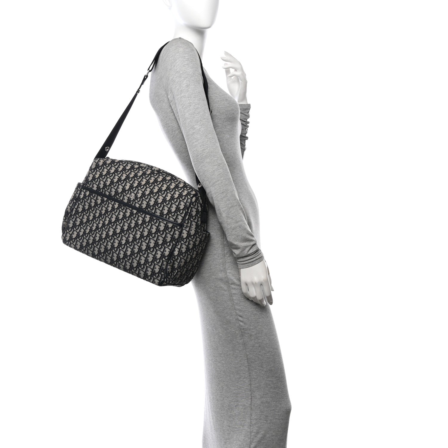 Christian Dior Oblique Baby Changing Bag Beige Black 2 of 13