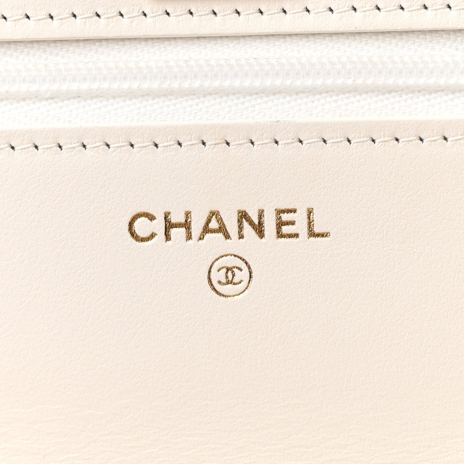 Chanel Pearly Caviar Quilted Fit For You Wallet on Chain WOC White 6 of 11