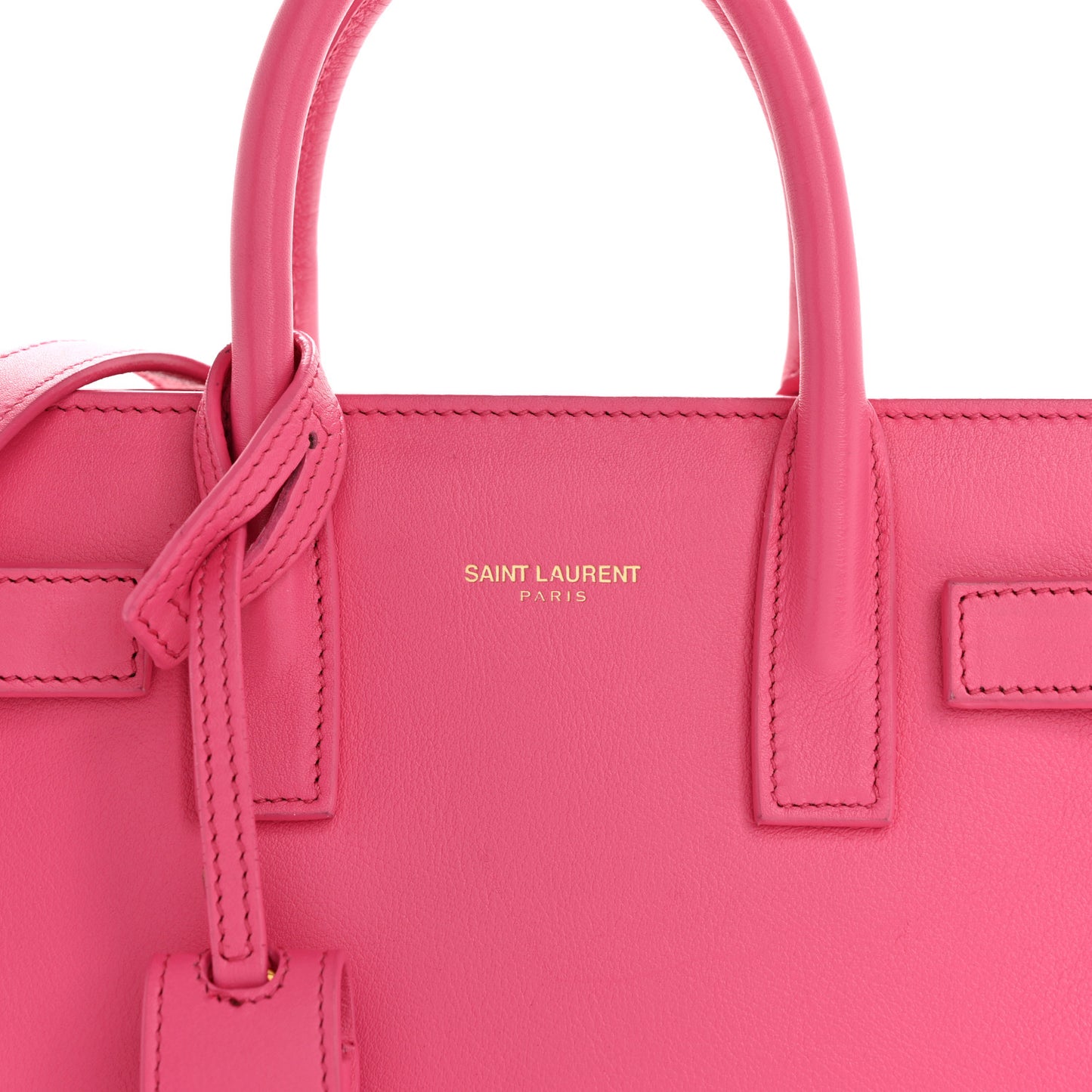 Calfskin Nano Sac De Jour Lipstick Fuchsia