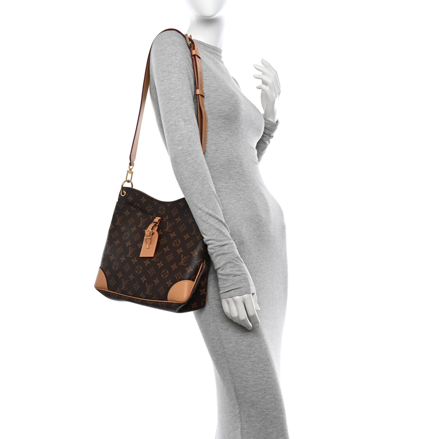 Louis Vuitton Monogram Odeon MM Natural 2 of 12