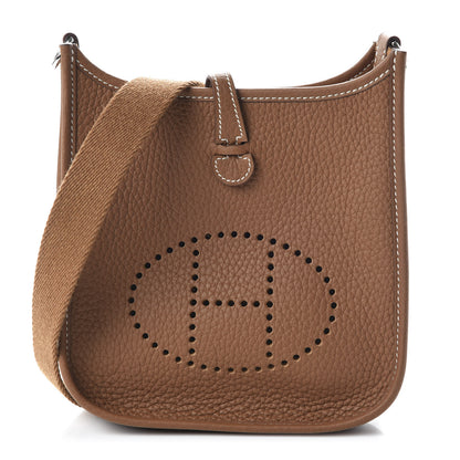 Hermes Taurillon Clemence Evelyne TPM Gold 1 of 8