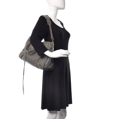Balenciaga Chevre Silver Metallic Edge Hardware City Gris Acier 2 of 12