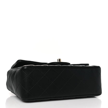 Chanel Lambskin Quilted Mini Rectangular Flap Black 4 of 11