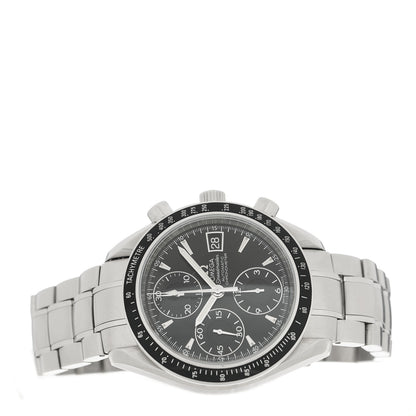 Omega Stainless Steel 40mm Speedmaster Date Chronograph Automatic Watch Black 3210.50.00 2 of 4