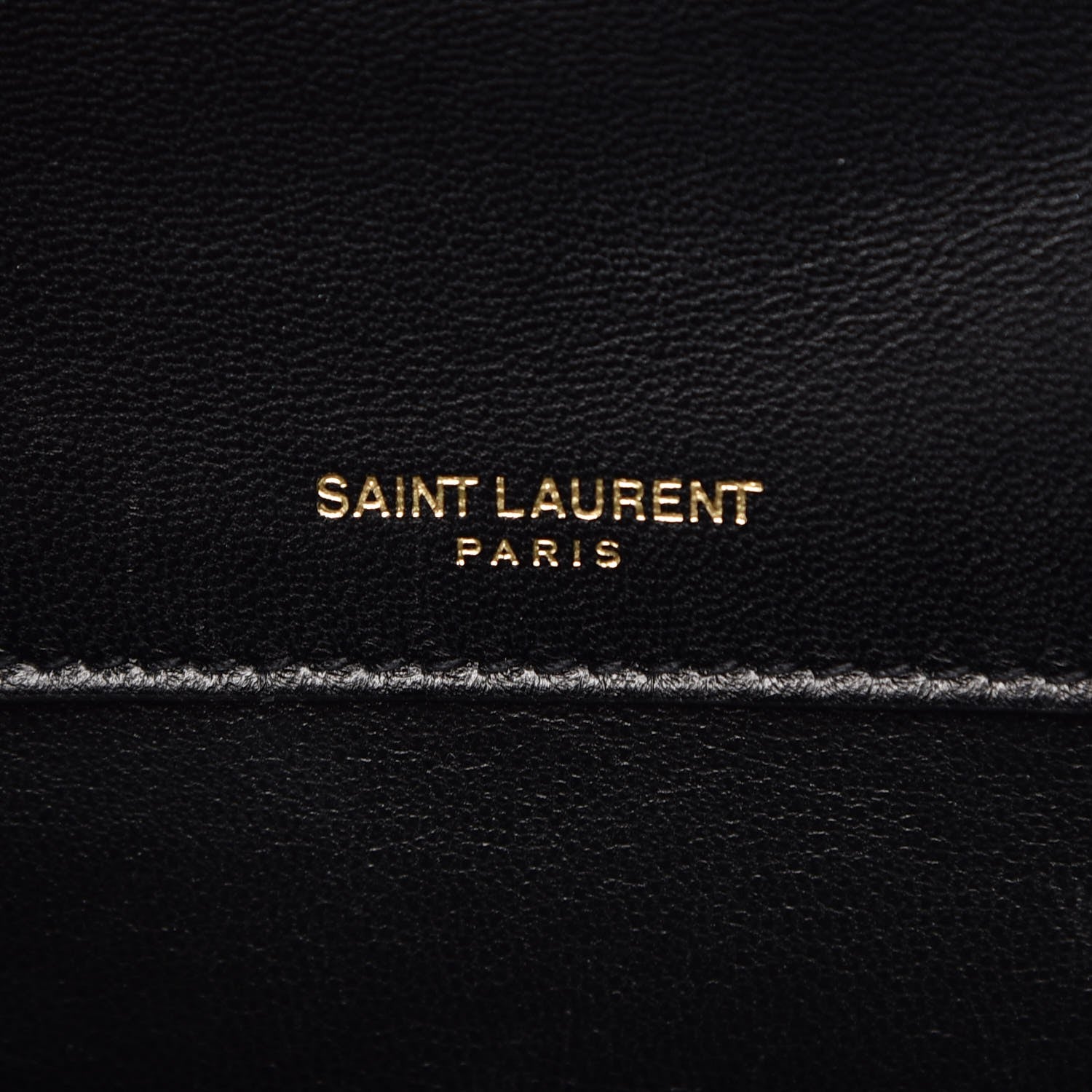 Saint Laurent Patent Matelasse Monogram Large Vicky Chain Bag Black 6 of 9