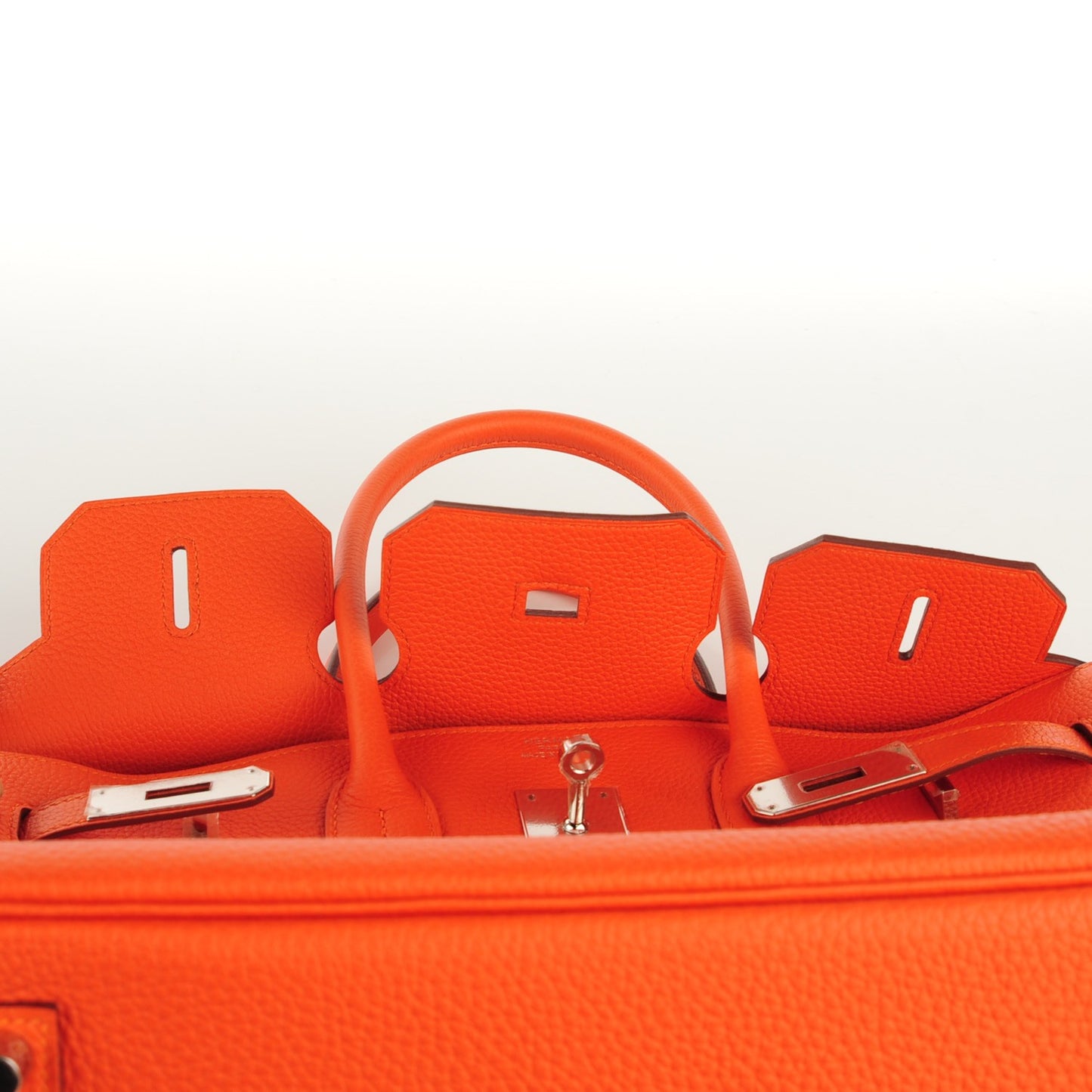 Togo Birkin 35 Feu Orange