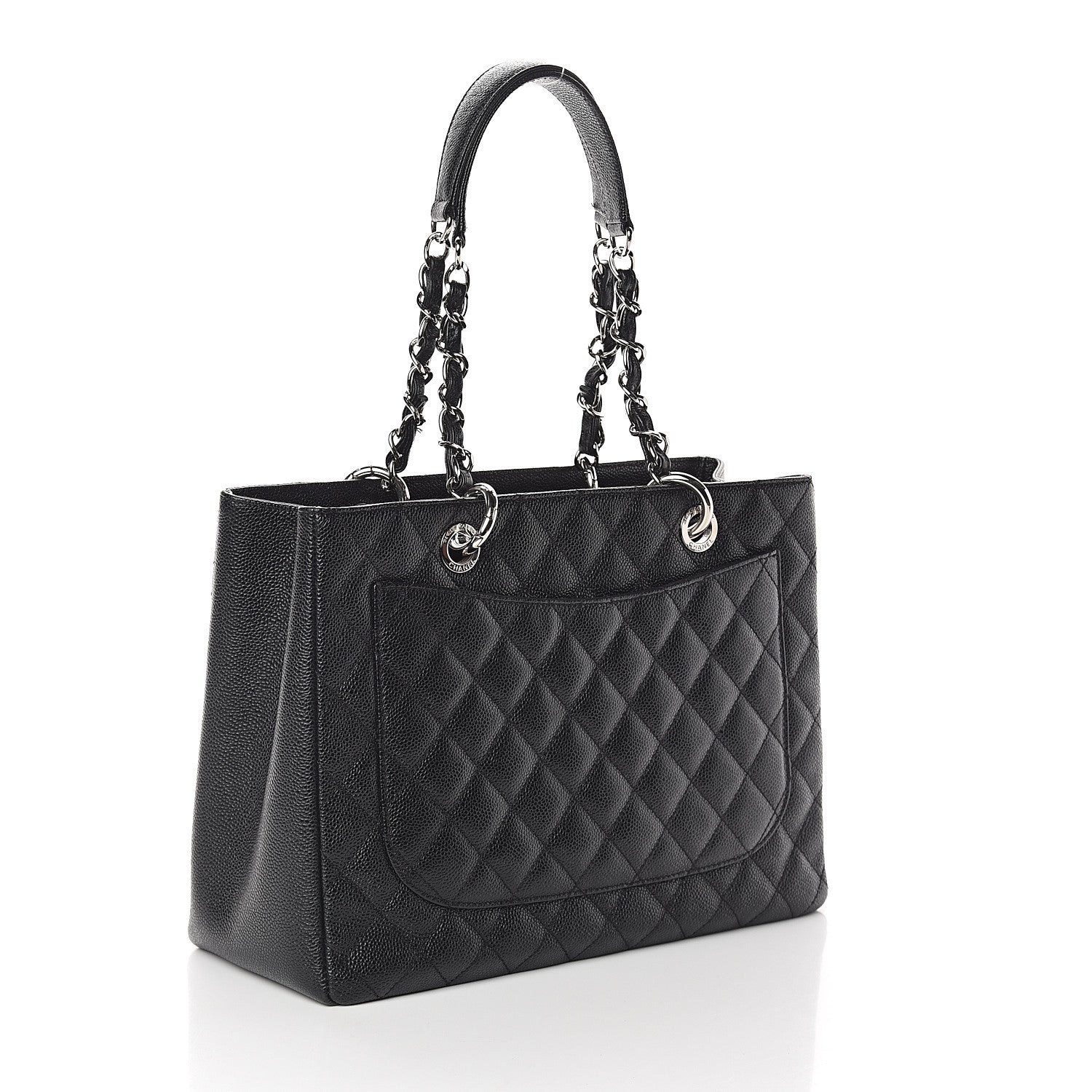 Chanel Caviar Quilted Grand Shopping Tote GST Black 2 of 9