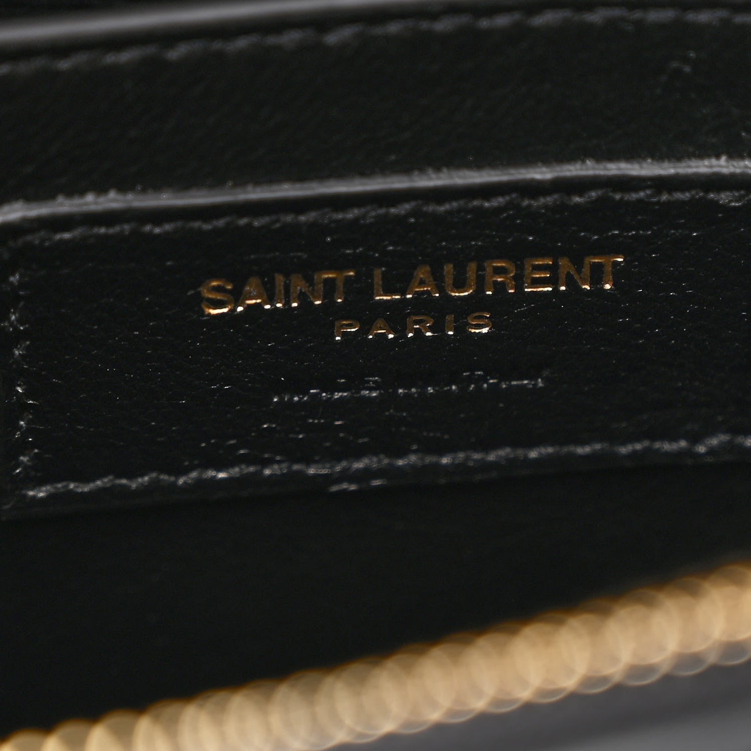 Saint Laurent Calfskin Y Quilted Monogram Small Loulou Chain Satchel Black 7 of 12