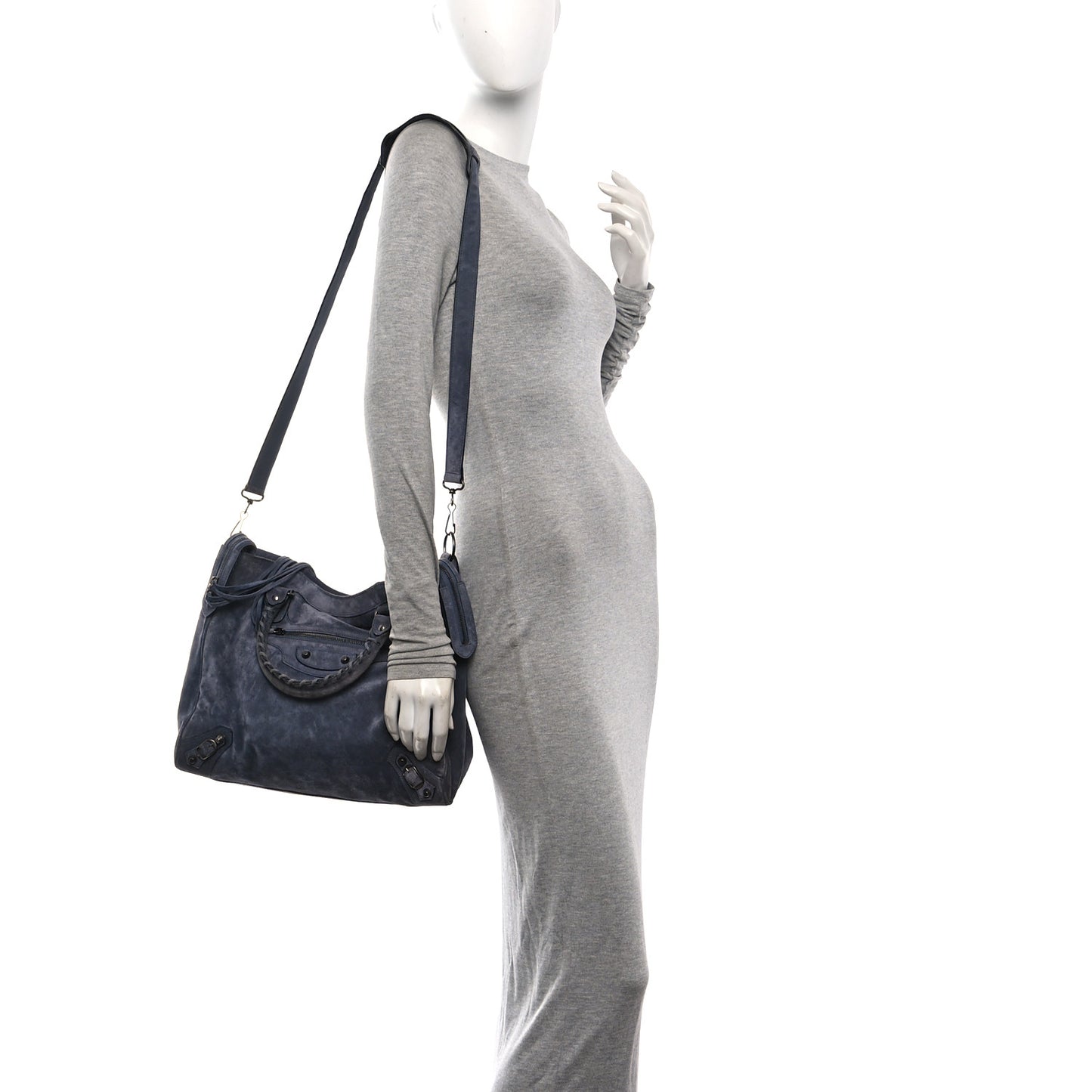 Baby Daim Suede Classic Hardware Velo Grey