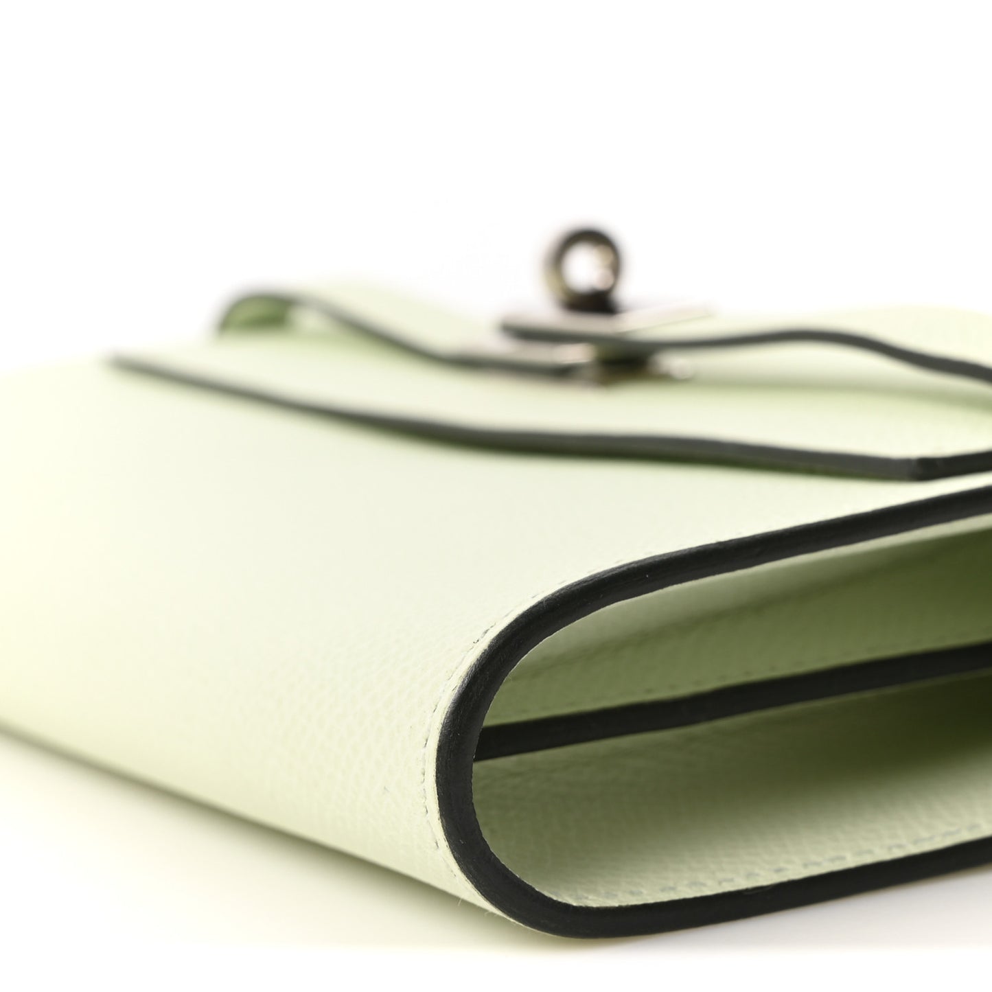 Epsom Kelly Wallet To Go Vert Fizz