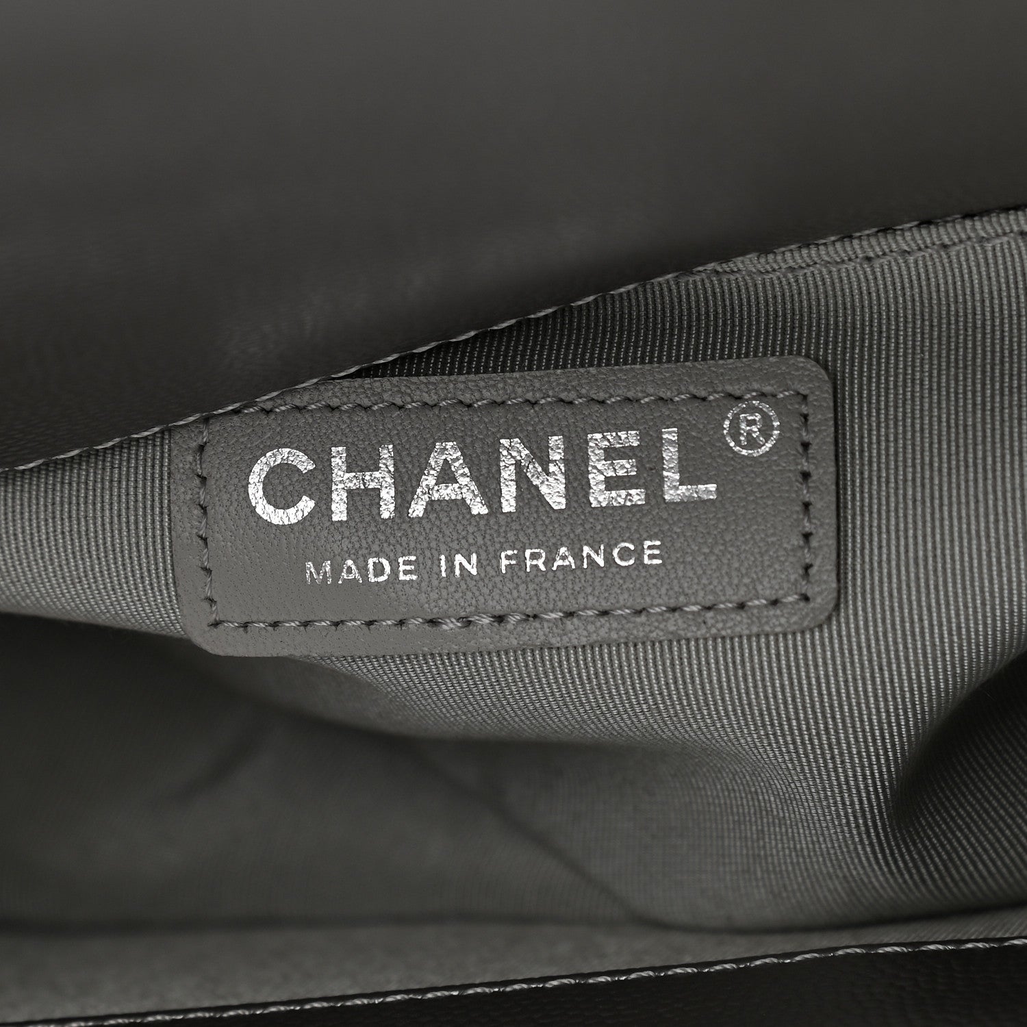 Chanel Metallic Caviar Quilted Medium Boy Flap Silver 6 of 9