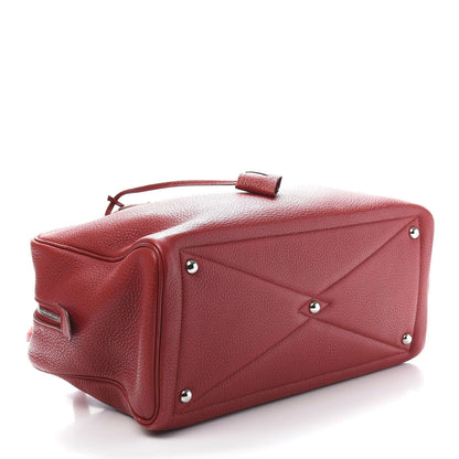Hermes Taurillon Clemence Victoria II 35 Rouge Garance 4 of 11
