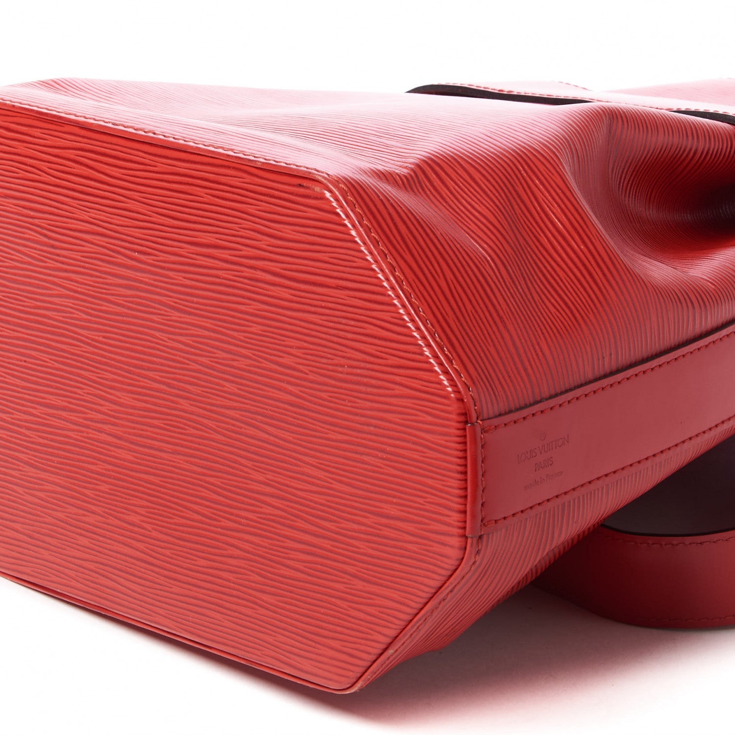 Louis Vuitton Epi Sac D'Epaule Castillan Red 7 of 8