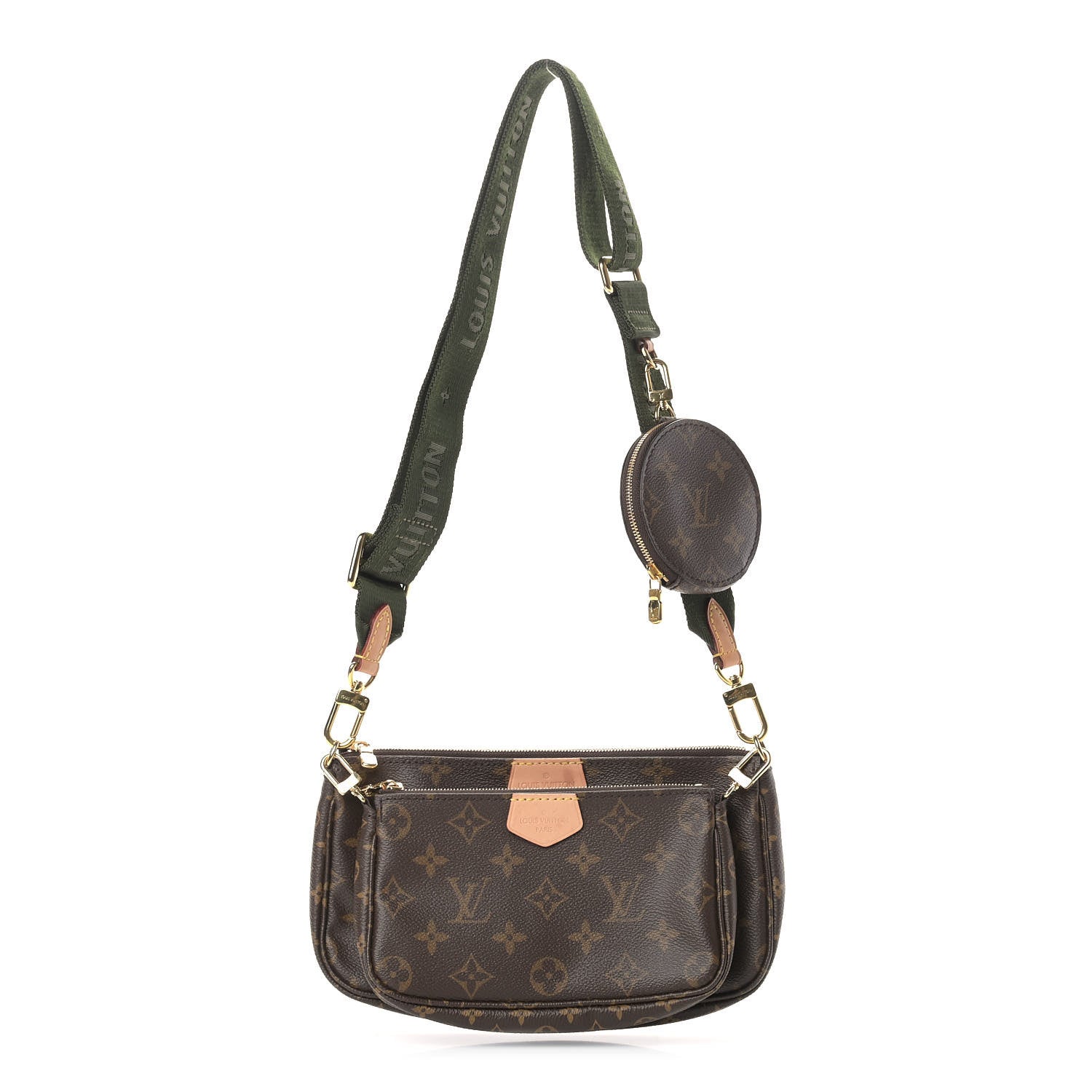 Louis Vuitton Monogram Multi Pochette Accessories Kaki 1 of 14
