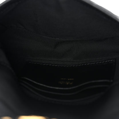 Fendi Nappa FF 1974 Embossed Mini Baguette Black 5 of 9