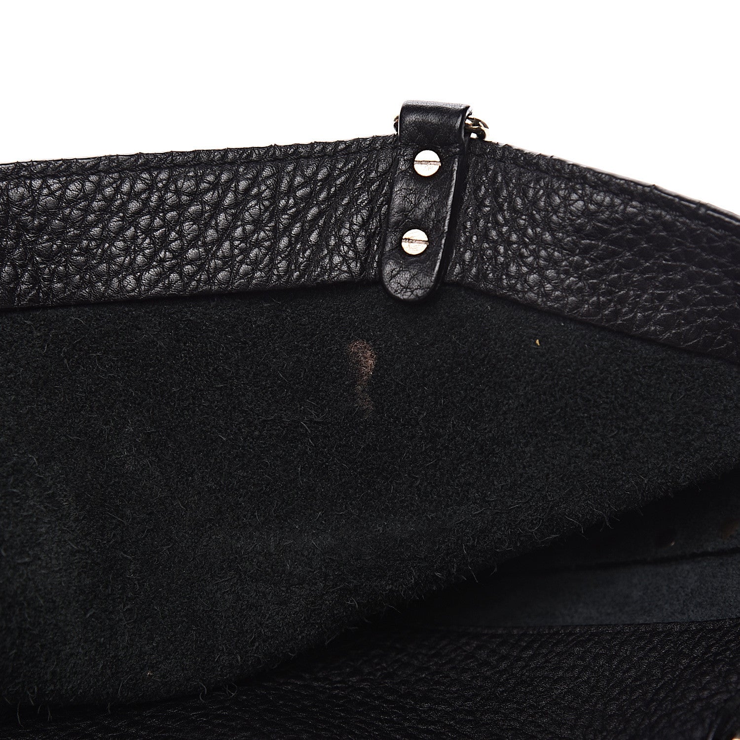 Valentino Garavani Pebbled Calfskin Medium Rockstud Tote Black 16 of 23