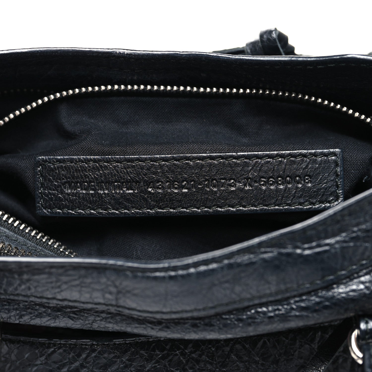 Balenciaga Agneau Arena Car Tag Classic Silver Hardware S City Black TBC 7 of 10