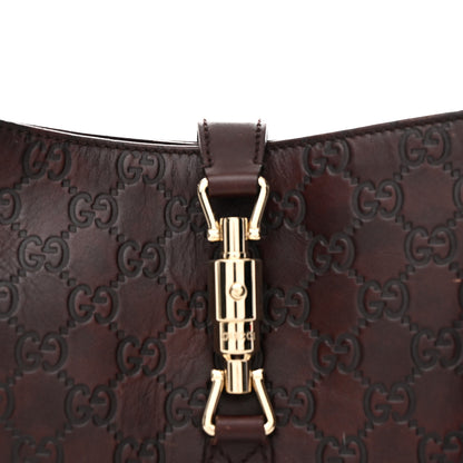 Gucci Guccissima Small Jackie O Hobo Chocolate 8 of 12