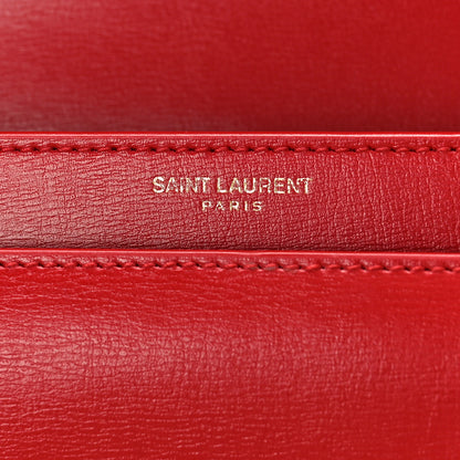 Saint Laurent Calfskin Medium Monogram Sunset Rouge Eros 7 of 9
