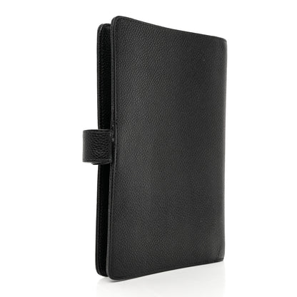 Chanel Caviar CC Medium Ring Agenda Planner Black 3 of 9