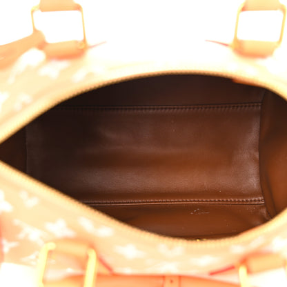 Louis Vuitton Calfskin Monogram Speedy P9 Bandouliere 25 Summer Peach 5 of 11