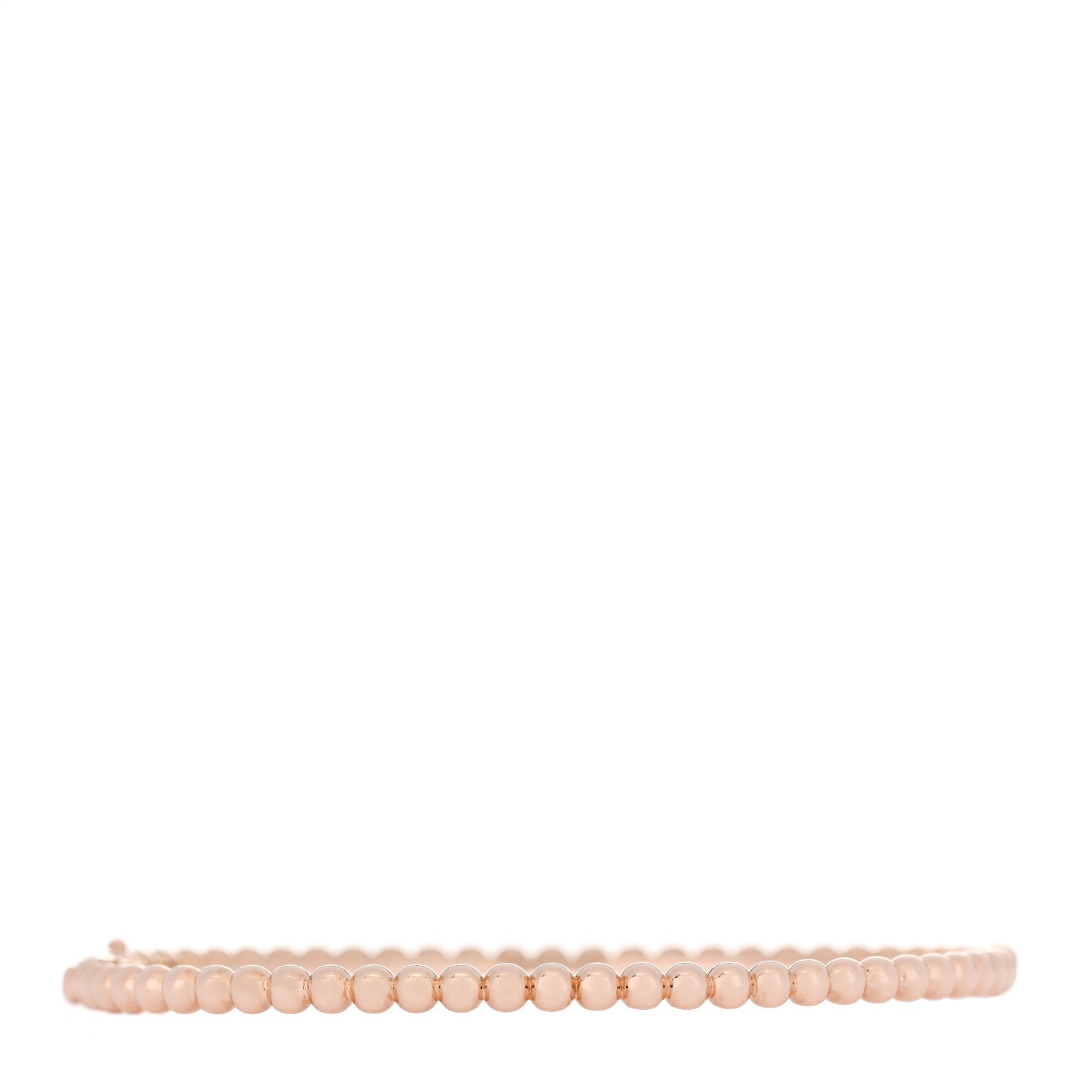 Van Cleef & Arpels 18K Rose Gold Perlee Pearls of Gold Bracelet L 1 of 4