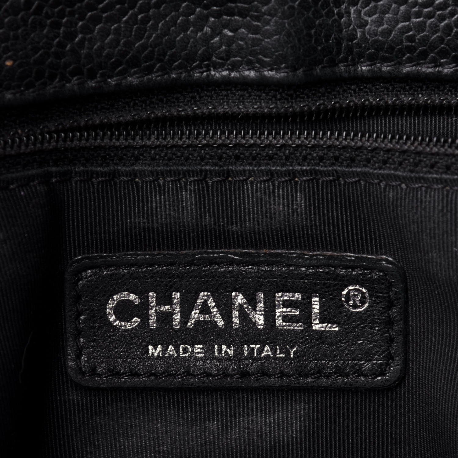 Chanel Caviar Quilted Grand Shopping Tote GST Black 6 of 10