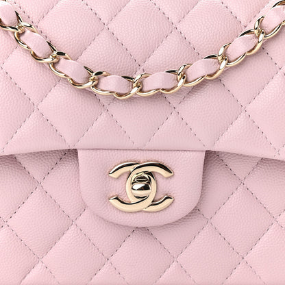 Chanel Caviar Quilted Small Double Flap Light Pink 8 of 10