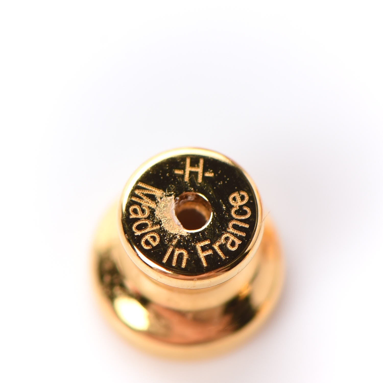 Hermes Rose Gold Lacquered Pop H Earrings Rose Dragee 4 of 5
