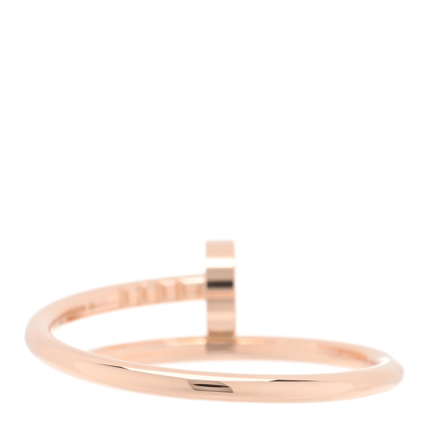 18K Pink Gold Small Juste Un Clou Ring 58 8.25