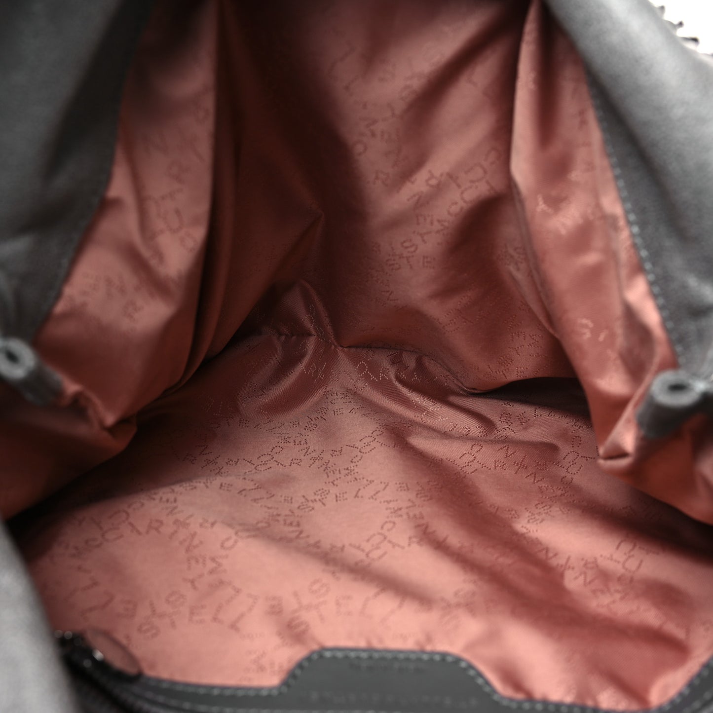 Shaggy Deer Falabella Fold Over Tote Grey