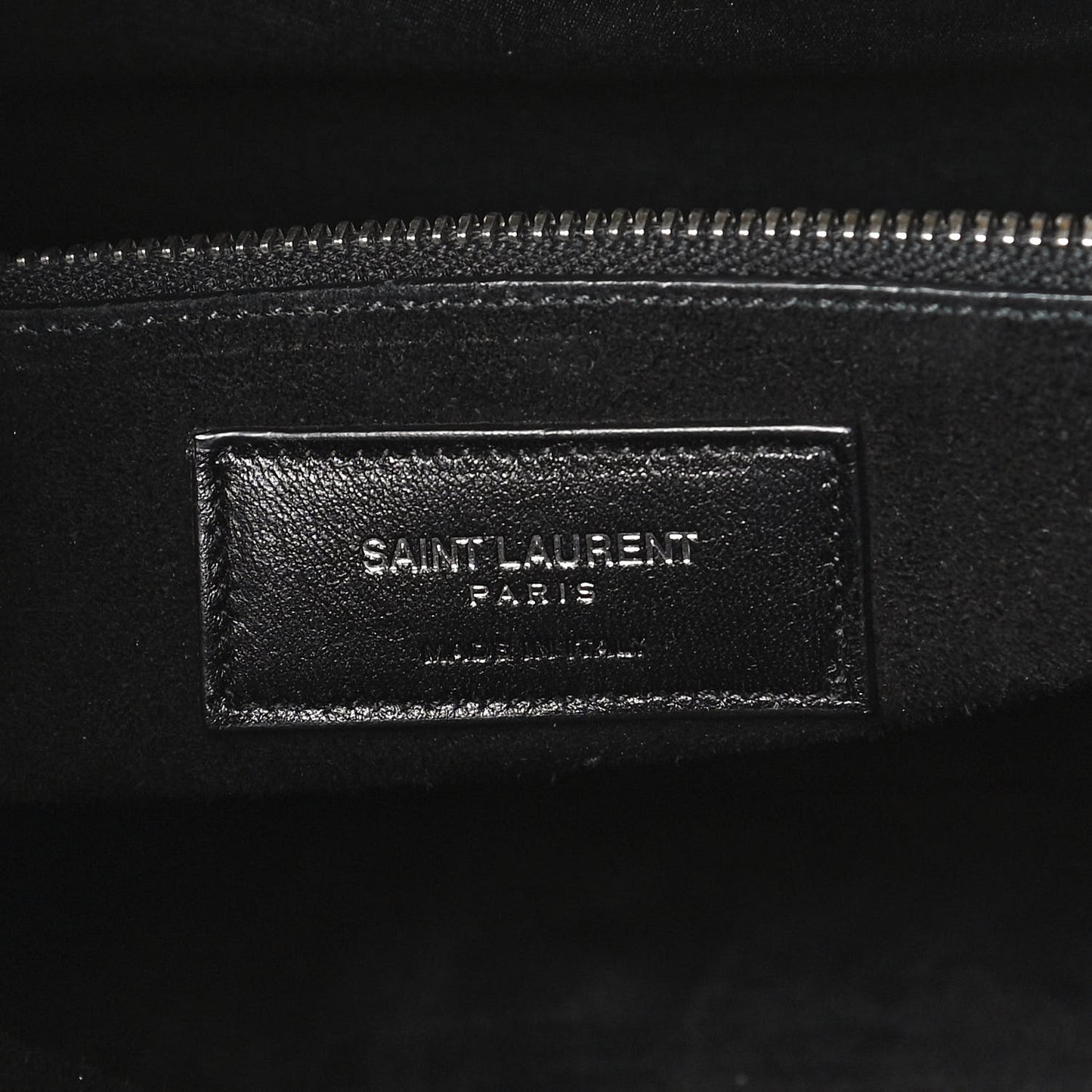 Calfskin Crocodile Embossed Small Sac de Jour Black