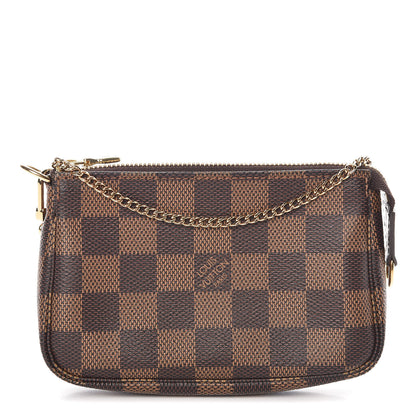 Louis Vuitton Damier Ebene Mini Pochette Accessories 1 of 7