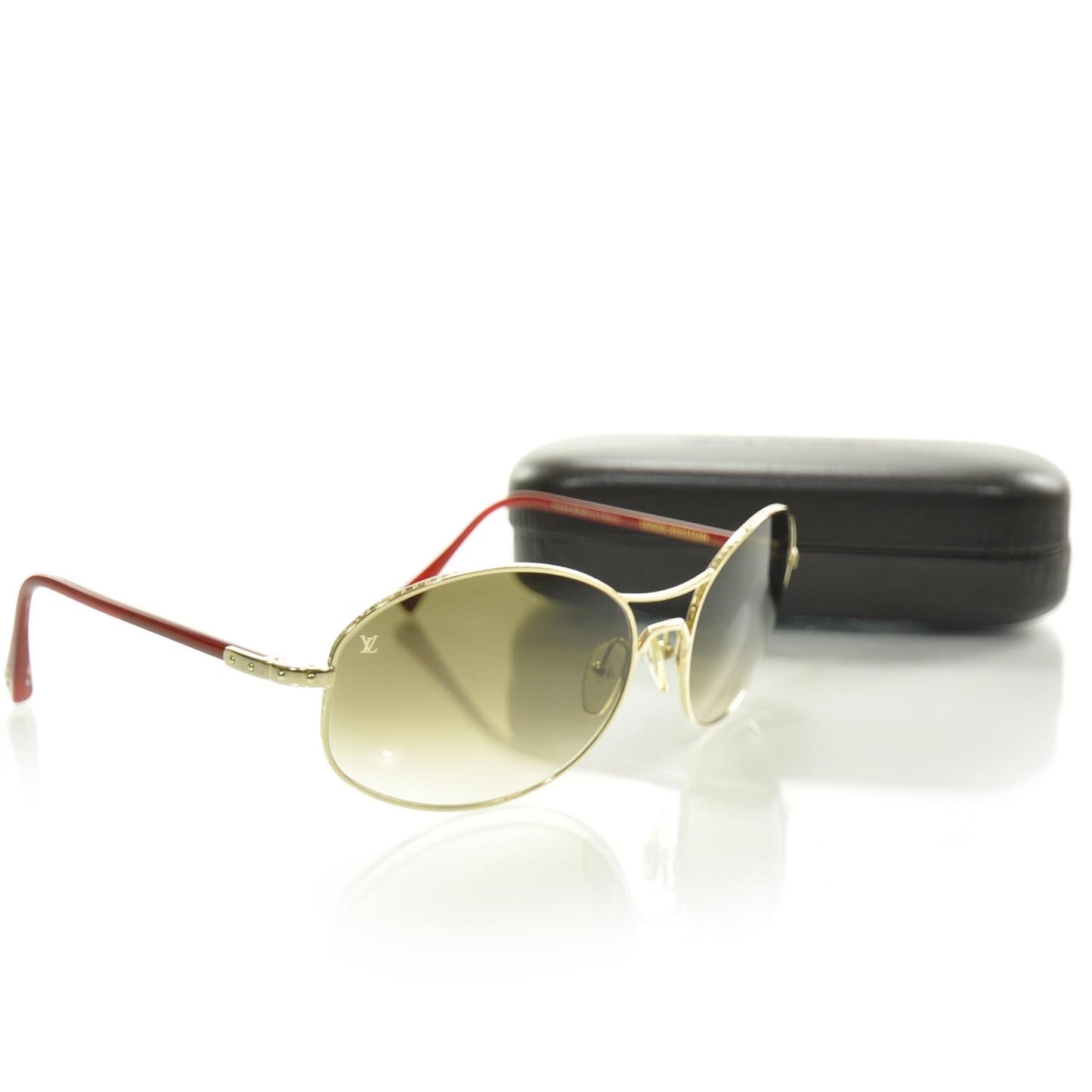 Conspiration Aviator Sunglasses Z0081U Gold
