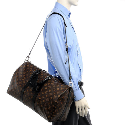 Louis Vuitton Monogram Macassar Keepall Bandouliere 45 2 of 7