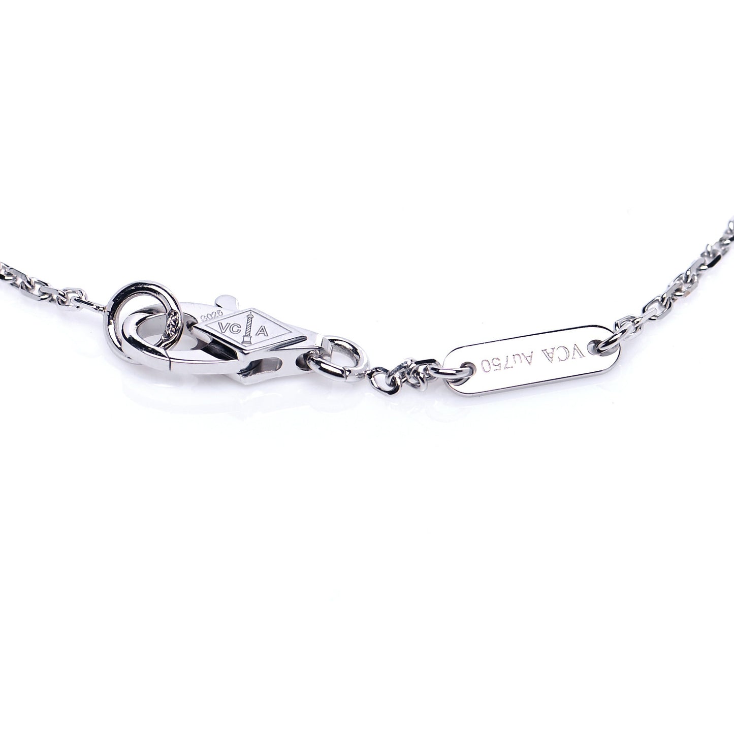 18K White Gold Turquoise Sweet Alhambra Butterfly Bracelet