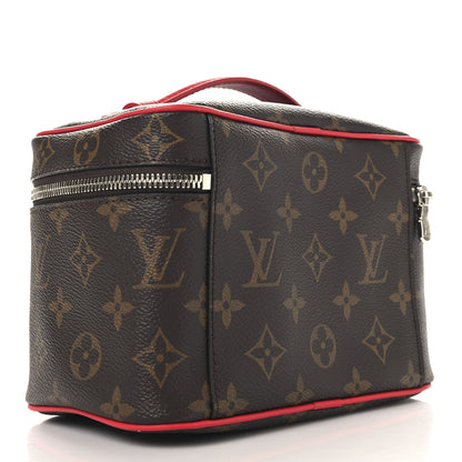 Louis Vuitton Monogram Macassar Nice Mini Rouge 3 of 7