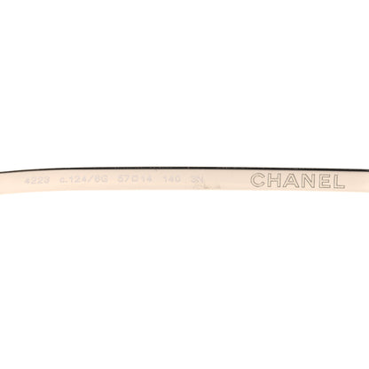 Chanel Mirrored Pilot Summer Sunglasses 4223 Silver 5 of 7