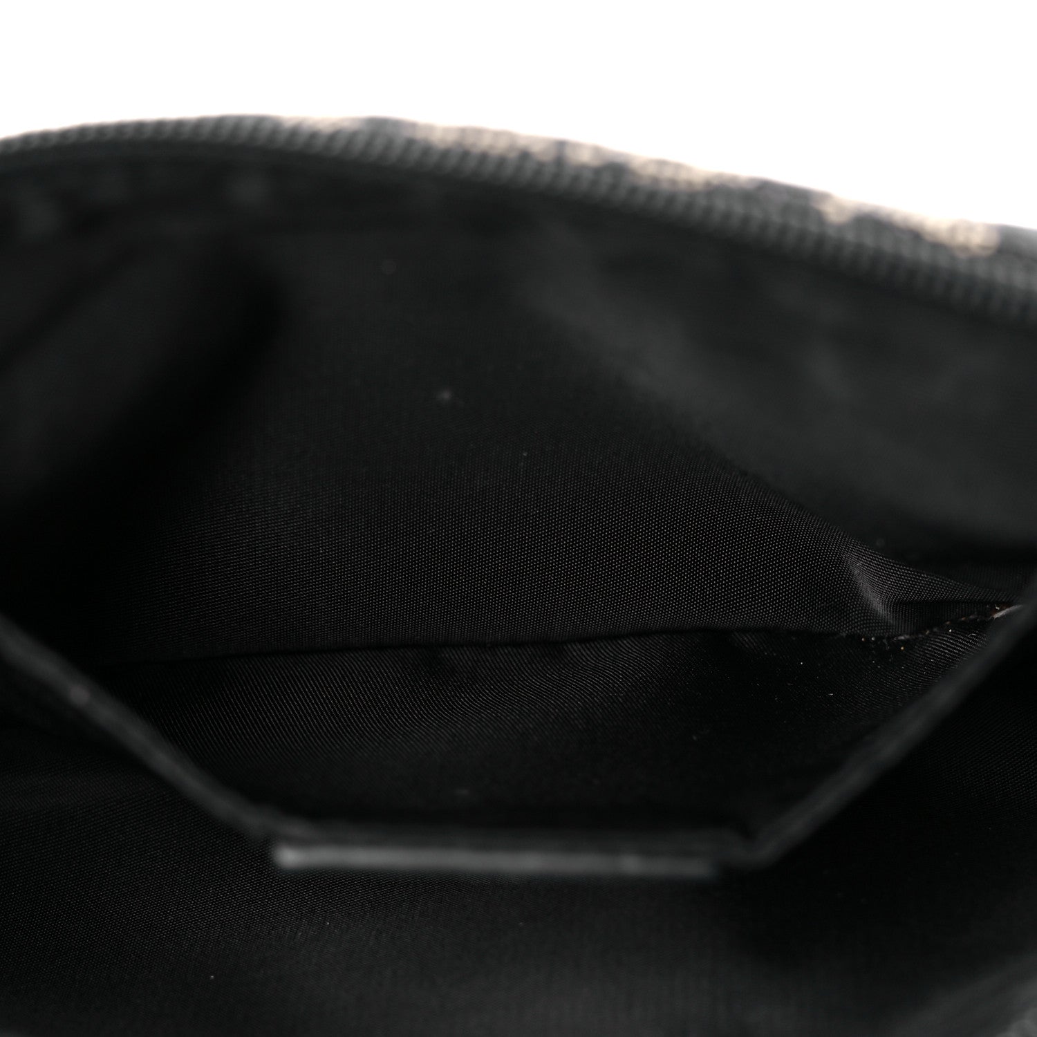 Christian Dior Monogram Shoulder Bag Pochette Black 6 of 11