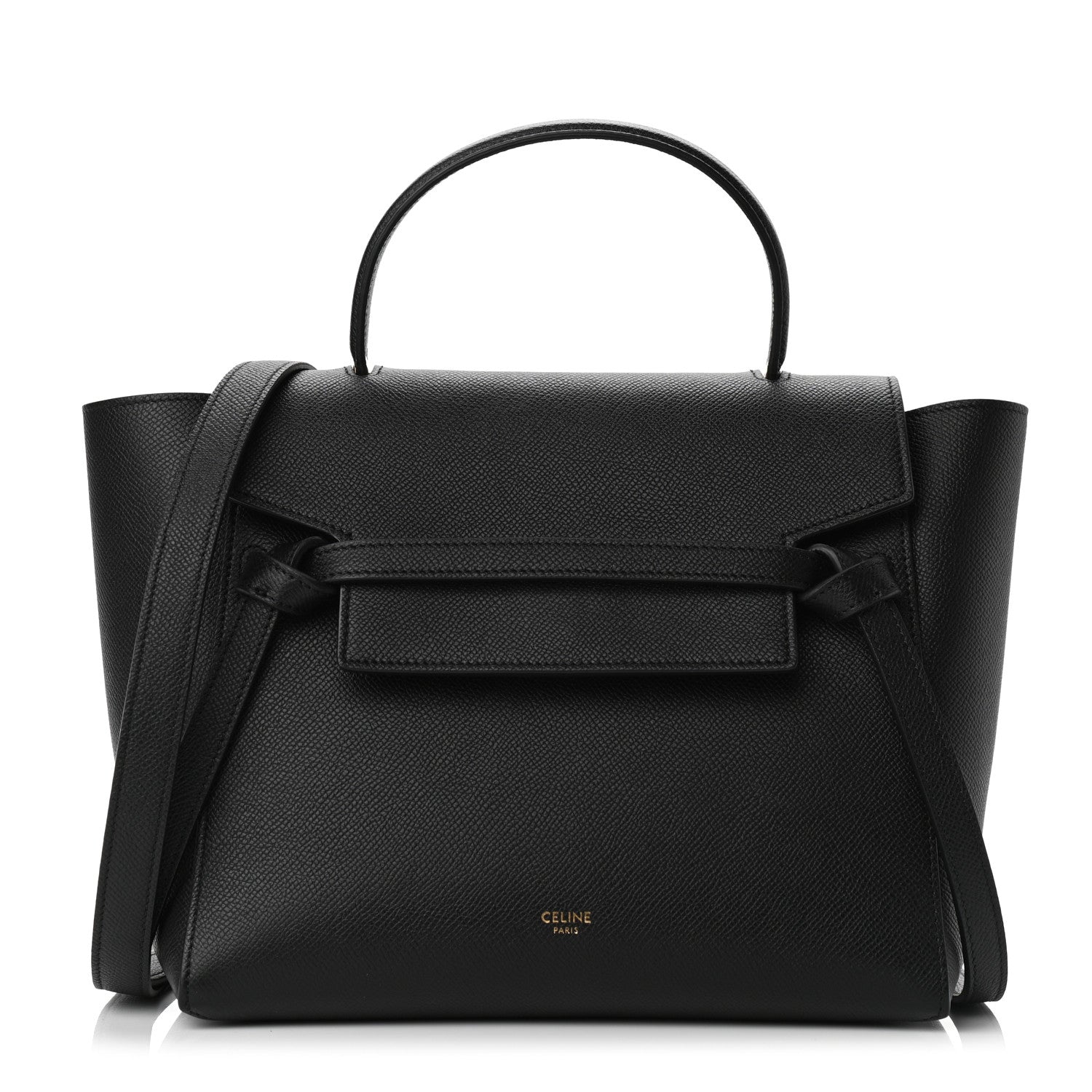 Celine Grained Calfskin Micro Belt Bag Black 1 of 10