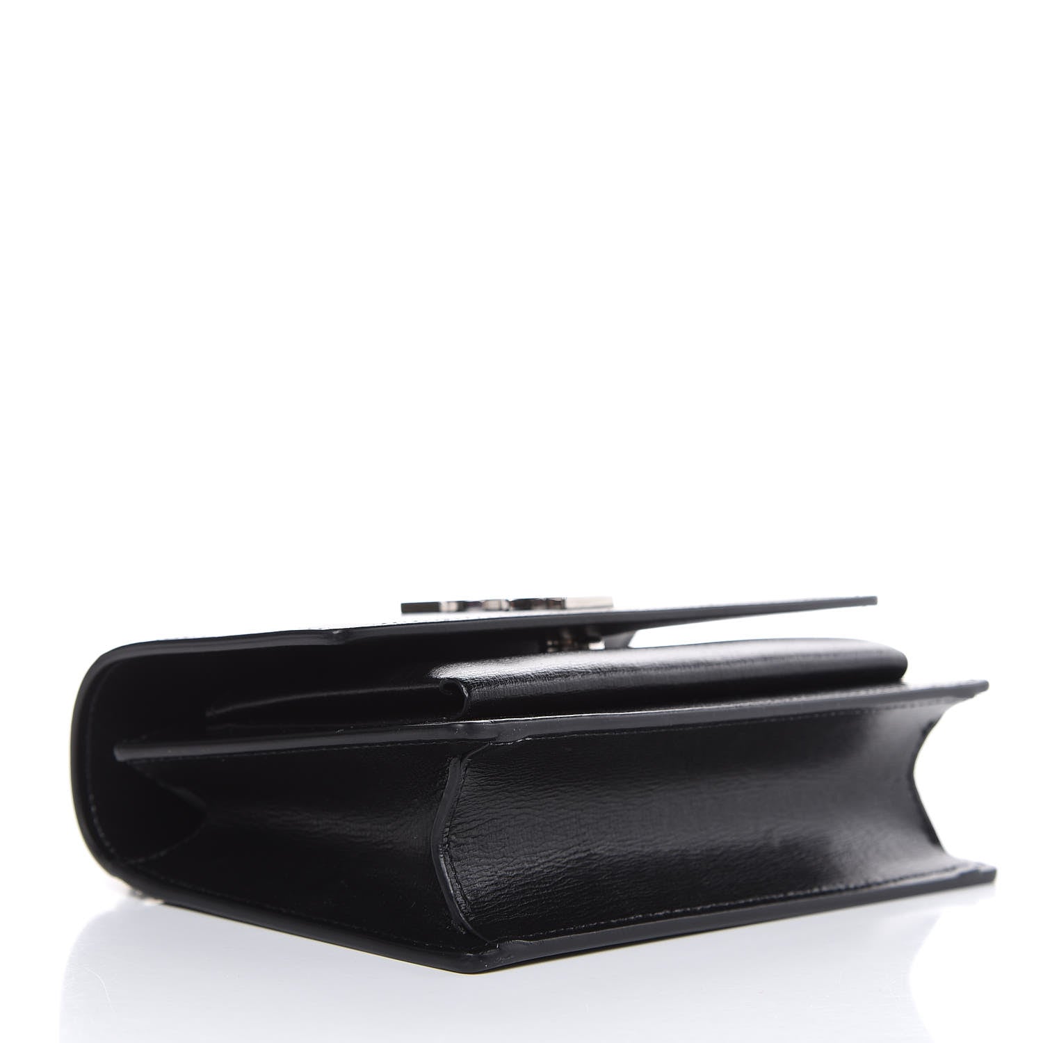 Saint Laurent Calfskin Monogram Sunset Chain Wallet Black 4 of 9