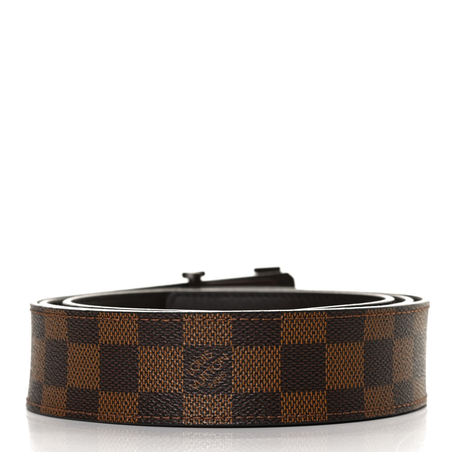 Damier Ebene 40mm LV Initiales Belt 120 48