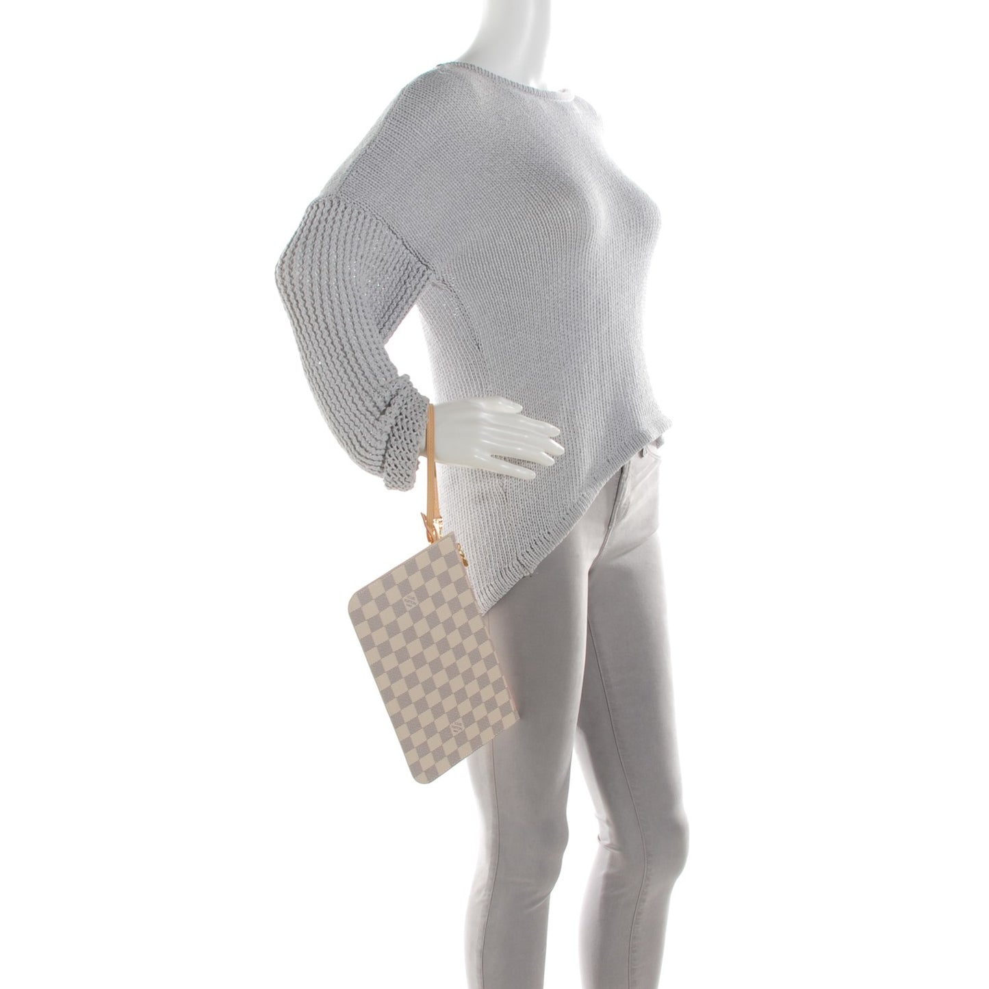 Damier Azur Neverfull MM GM Pochette Rose Ballerine